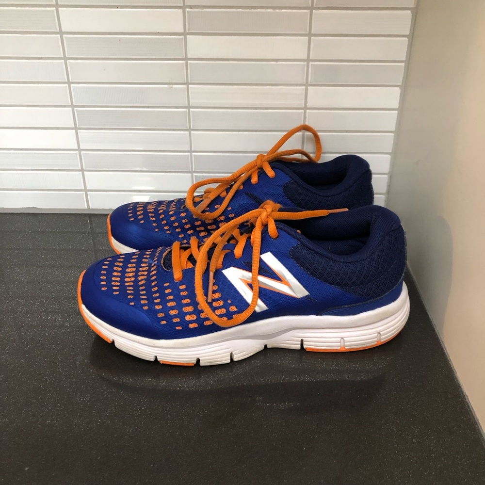 New Balance boys blue and orange runners